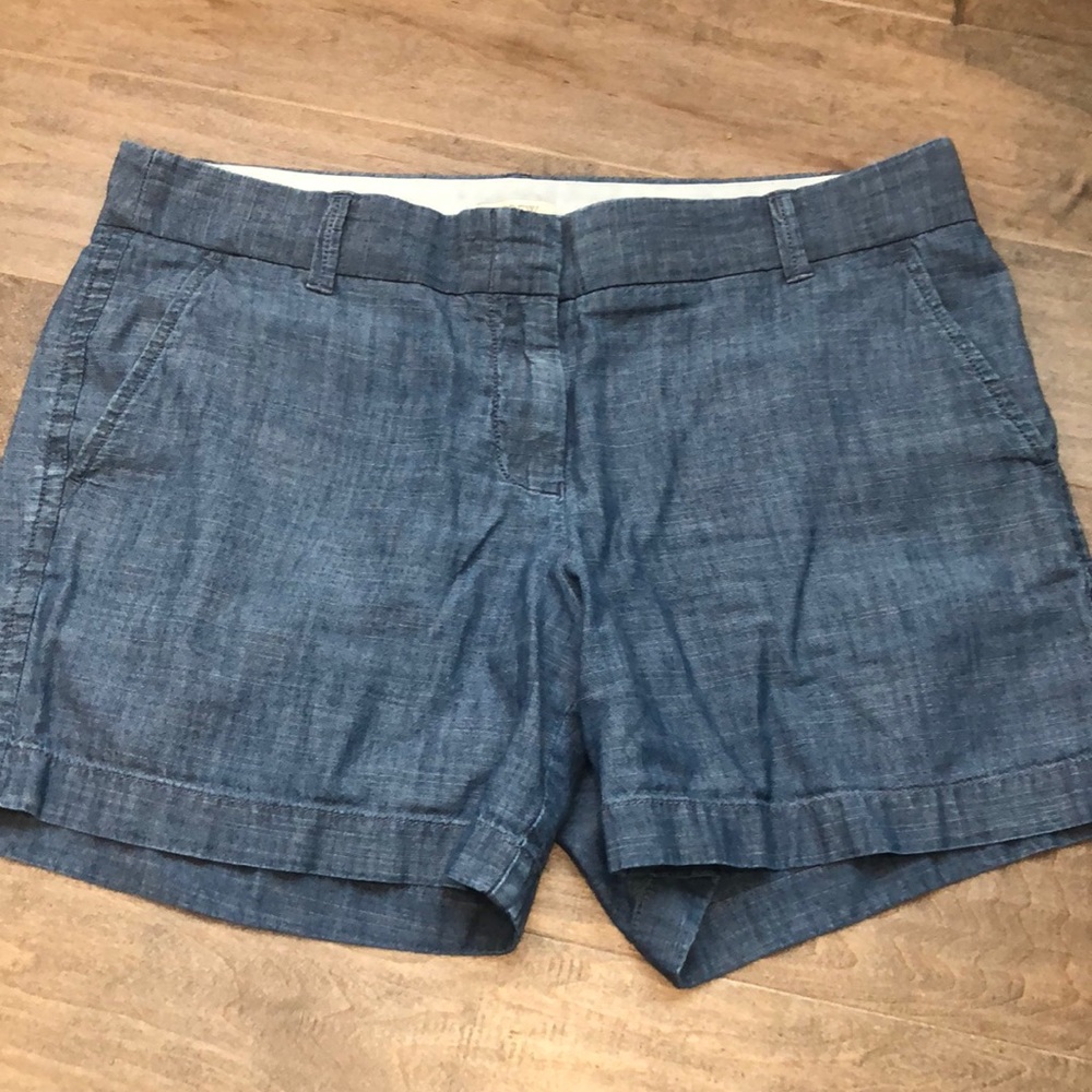 Jcrew factory 5” chambray shorts size 8